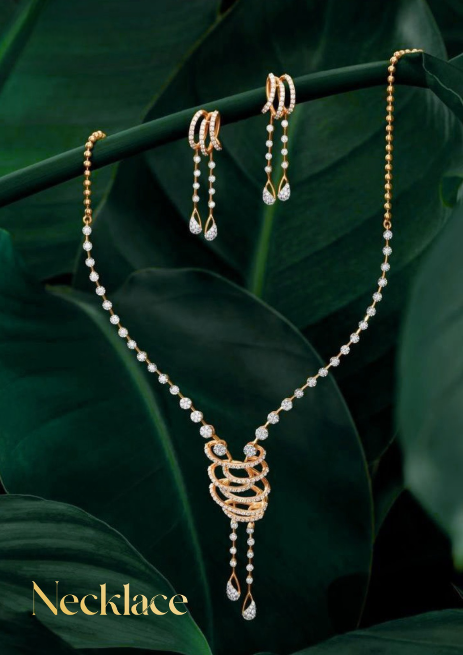 Diamond necklace designs in Nagpur